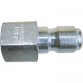 NorthStar Pressure Washer Plated Steel Nipple — 4000 PSI, 3/8in. Female Fitting, Model# ND10008P