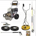 BE Professional 4000 PSI Start Your Own Pressure Washing Business Kit w/ SS Frame, Comet Pump & Honda GX390 Engine