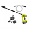 RYOBI 18V ONE+ 320 PSI 0.8 GPM Cold Water Cordless Power Cleaner with 4.0 Ah Battery
