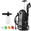Costway 2800PSI Electric High Pressure Washer Cleaner 1.96GPM 2500W w/ 4 Nozzles