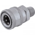 General Pump Pressure Washer Quick Coupler — 5000 PSI, 3/8in. Male, Stainless Steel, Model# ND10075P